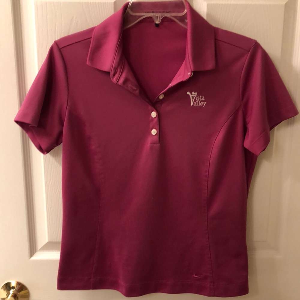 Nike Golf Dri Fit woman’s med polo